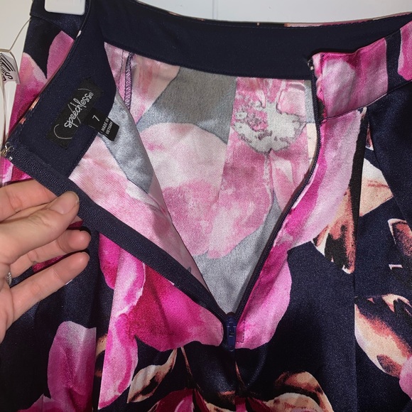 Speechless Floral Satin Skirt Maxi - Picture 6 of 8